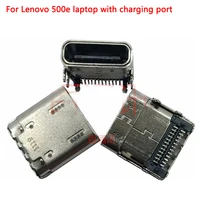 2 10pcs usb suitable for lenovo compatible netbook charging port 500e notebook tail plug interface type c built in female socket
