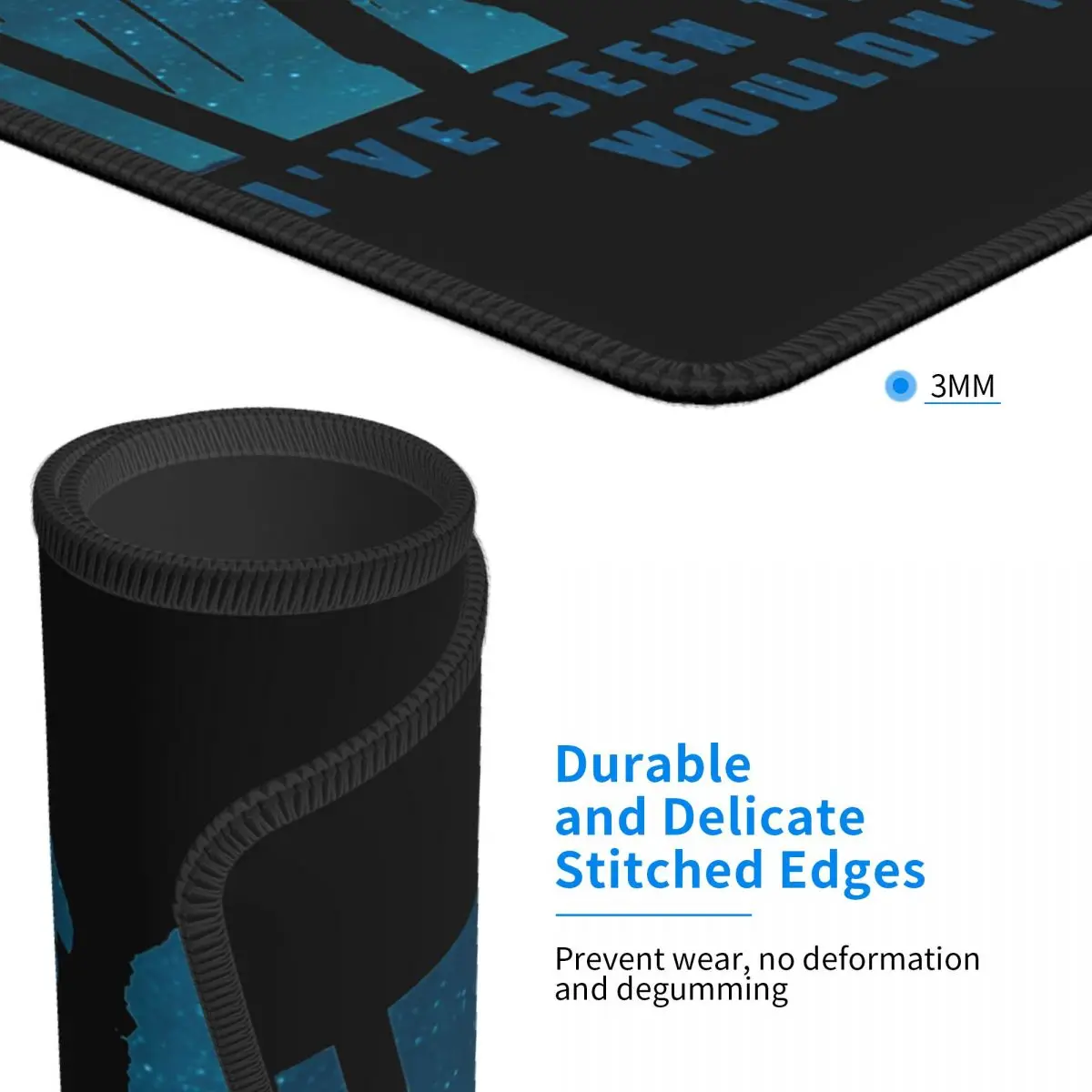 Ive Seen Things Rutger Hauer Blade Runner Artwork Novelty Mouse Pad with Locking Edge Mat Pads Rubber Gamer Computer Laptop on. Я видел вещи Rutger Hauer Blade Runner Artwork Novelty Mouse Pad с блокировкой края, резиновыми игровыми компьютерными накладка