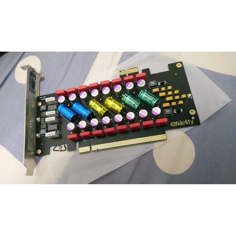 Elfidelity PC Hi-Fi фильтр питания карта PCI/PCI-E HiFi аудио Мощность Очищающая ПК фильтрация