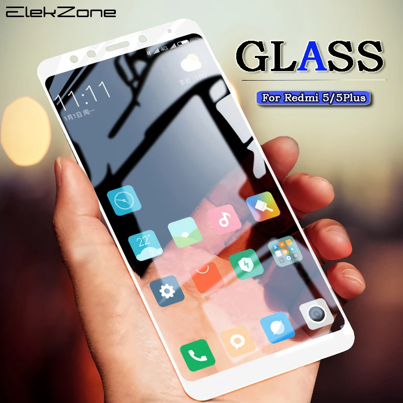 Для Xiaomi Redmi 5 стекло Plus полноэкранная защита из закаленного стекла полное