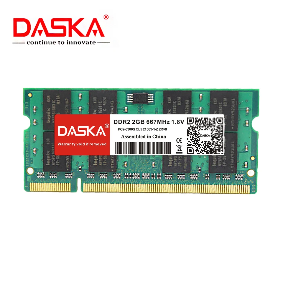 Оперативная память DASKA ddr2 для ноутбука 2 ГБ 4 Гб sodimm|Оперативная память| |