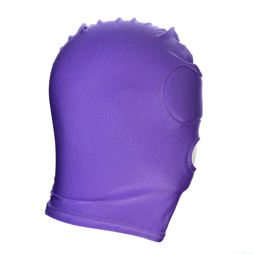 секс шоп товары для пары БДСМ маска рабыня с открытым ртом капюшон фетиш