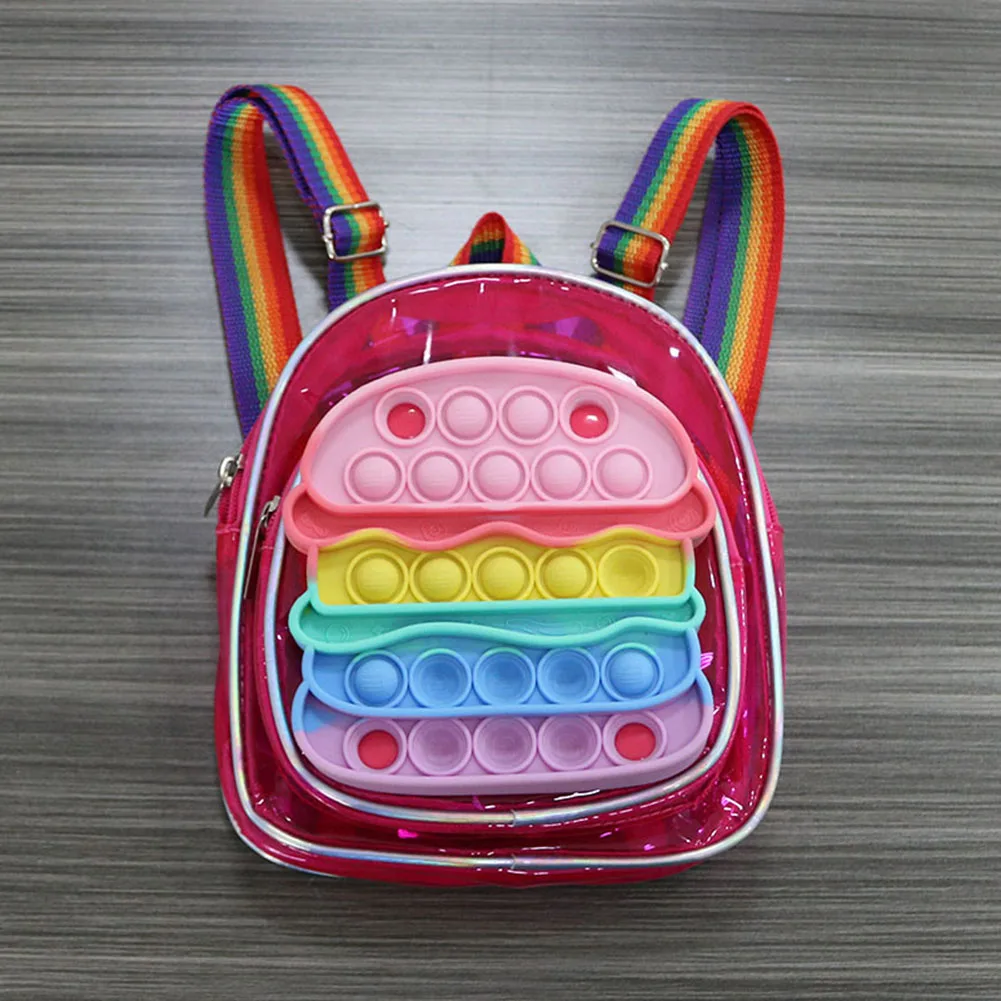 Пузырьковый рюкзак/сумка через плечо игрушки-антистресс антистресс игрушки для