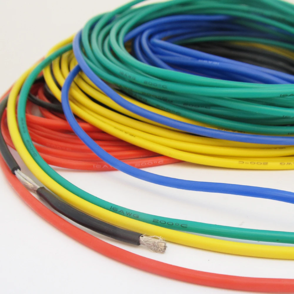 50 метров 16awg гибкий мягкий силиконовый провод оловянный медный Радиоуправляемый
