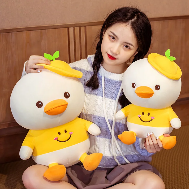 

Juguete de pato duck plush toy doll pillow home decoration sofa cushion anti-extrusion children’s girlfriend holiday birthday gi