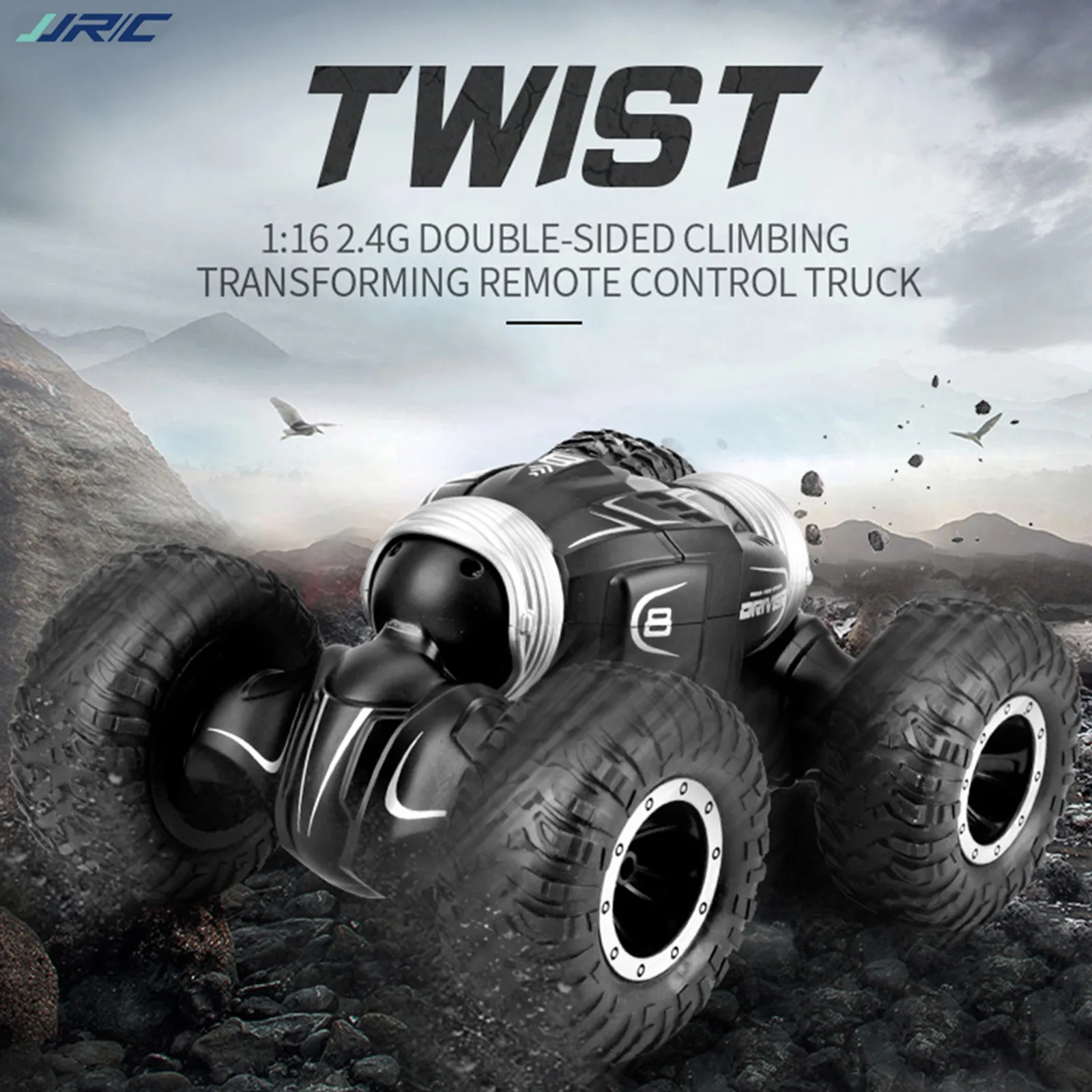 Jjr/c Q70 2 4 ГГц 4wd твист Пустыня грузовик Радиоуправляемая машина деформация детская