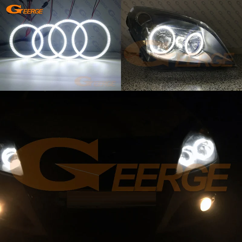 

Ultra bright SMD LED Angel Eyes halo rings kit Day Light For OPEL Astra H 2004 2005 2006 2007 pre facelift Halogen headlight