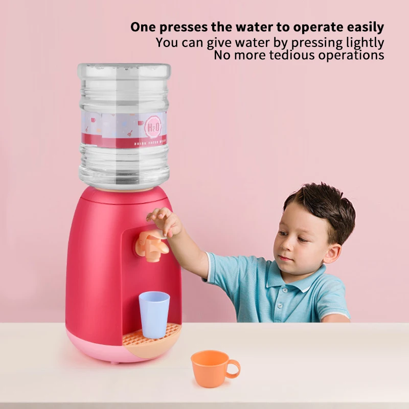 

Children Kitchen Pretend Toys Mini Water Dispenser Toy Simulation Appliance Toy Role Playing Kitchen Toys Drinking Toys For Kid