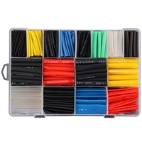 580pcs heat shrink tube 21 heat shrink tubing kit electric insulation tube kit 6 colors 11 sizes for diy electrical motorcycle