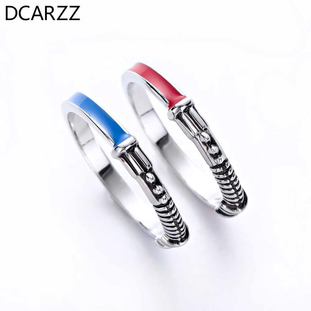 

Lightsaber Ring Set for Men Women Punk Vintage Ring Movie Jewelry Christmas Gift Fandom Fashion Cosplay Costume 2 Color