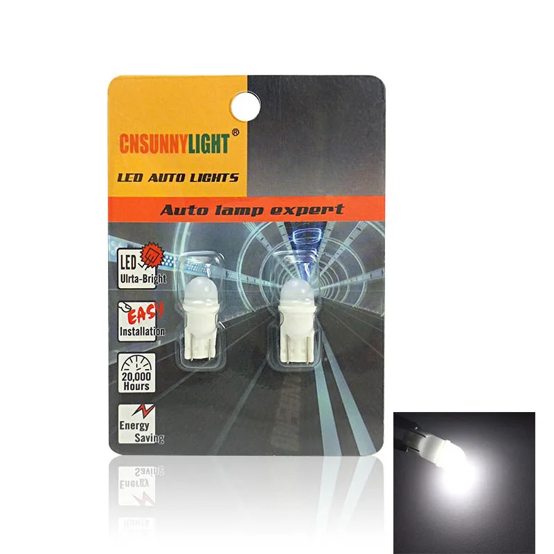 CNSUNNYLIGHT 2 шт. T10 W5W светодиодный фонарь для салона автомобиля 3030 сигнал поворота 12 В