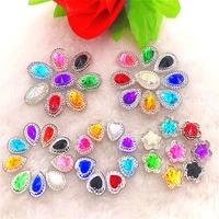 diy various sizes and quantities resin flat bottom rhinestone jewelry headwear clothing accessories