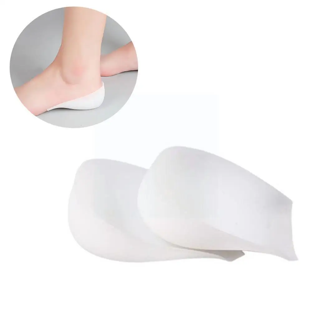 

1 Pair Invisible Heightening Insole Socks Increased Silicone Pad Half Pad Heel Artifact Increase Z6w2