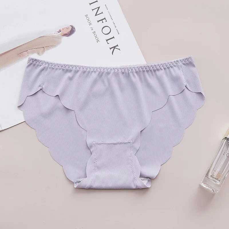 Ледяное шелковое бесшовное белье женское кружевное дышащее сексуальное нижнее