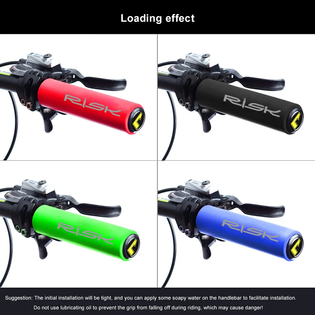 

1 Pair Silicone Bike Grip Ultra-Light Anti-Slip Shockproof Detachable Bicycle Handles for Comfortable Cycling