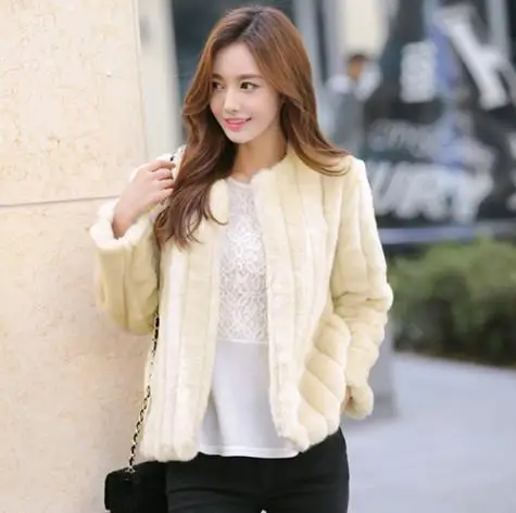 Пушистая Женская куртка из искусственного меха 2019 пальто пушистое большие