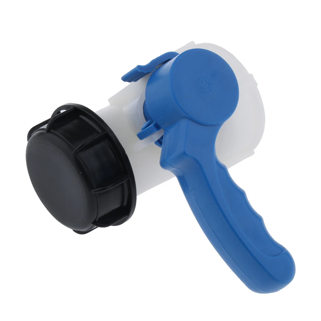 Adaptador de drenaje de v&aacute;lvula de mariposa IBC Tote Tank DN50 di&aacute;metro interior 75mm/2,95 pulgadas-0