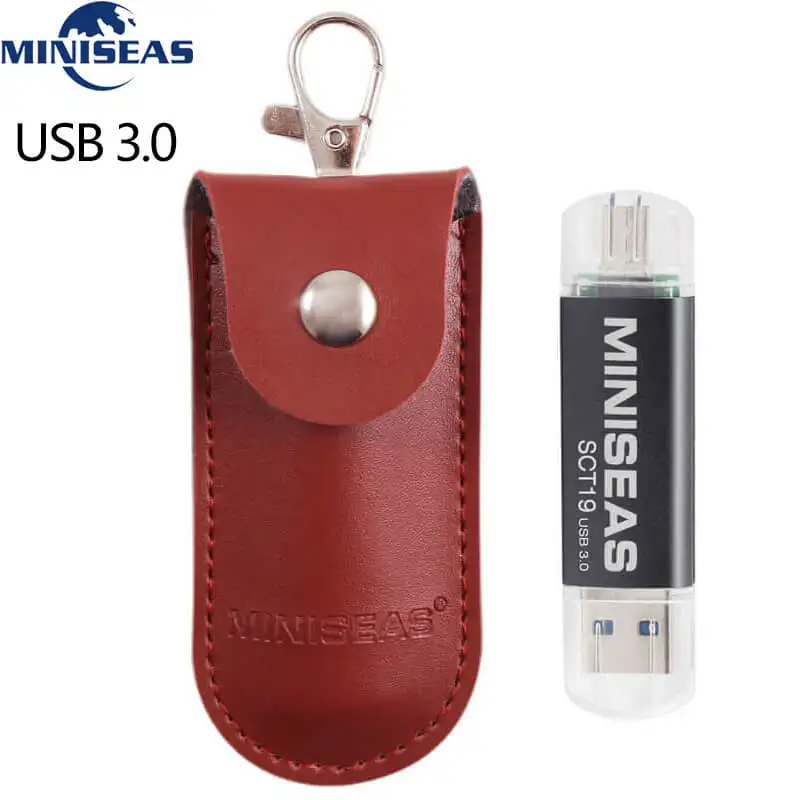 black with Rbag Usb 3,0 Miniseas OTG USB флеш-накопитель для смартфонов/планшетов/ПК 8 ГБ 16 ГБ 32 ГБ 64 Гб 128 ГБ флеш-накопитель высокоскоростной флеш-накопитель - Цвет: black with Rbag