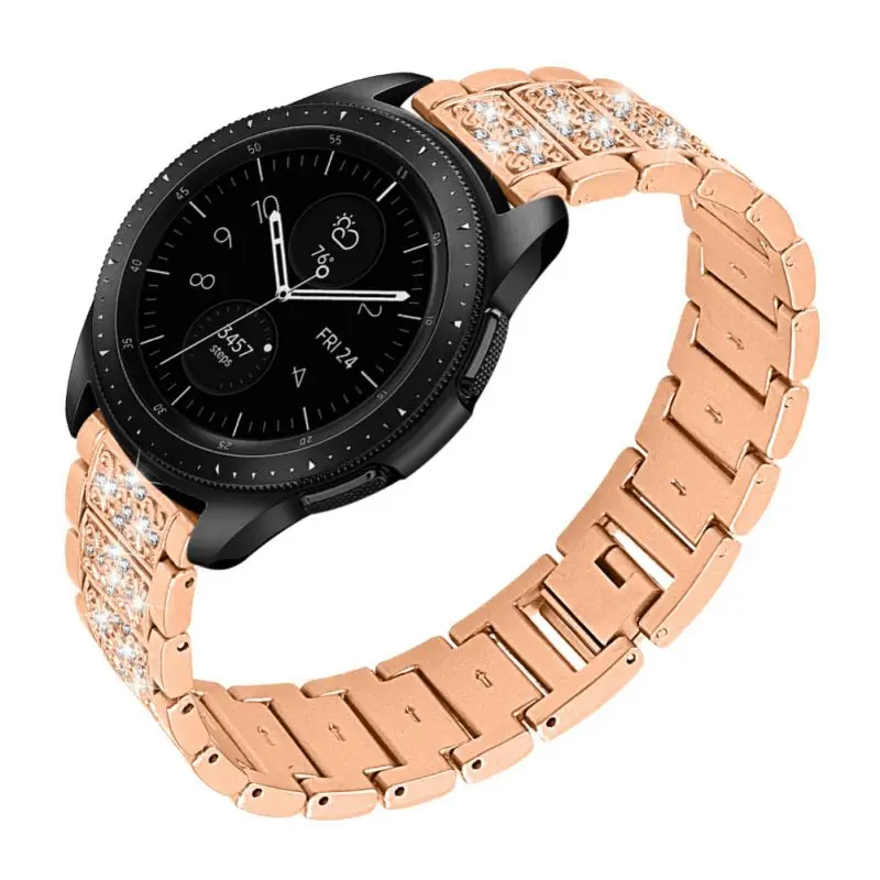 Ремешок для часов Samsung Galaxy Watch 42 мм/Active 40 мм металлический браслет со стразами Gear