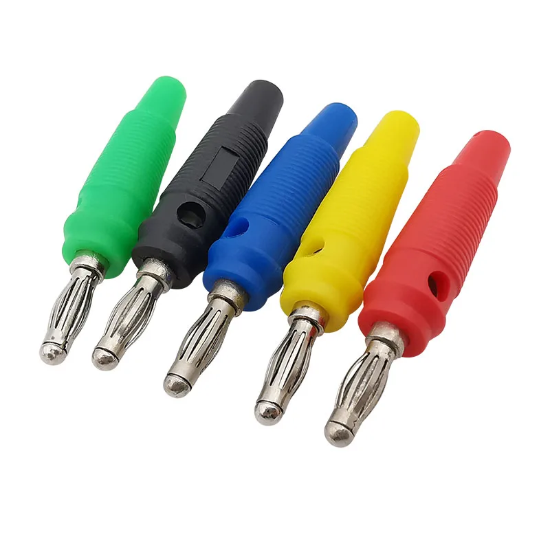 10/5/2 шт. Беспаечные боковые штабелируемые 4 мм банановый штекер соединитель