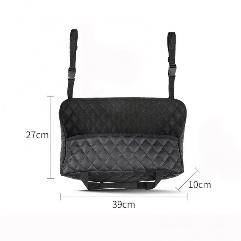 

80% Hot Sell Large Capacity Car Seat Back Middle Organizer Elastic Storage Bag Holder Pouch