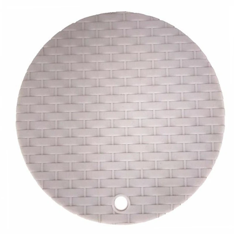 Круглый термостойкий силиконовый коврик индивидуальная подставка для горячих