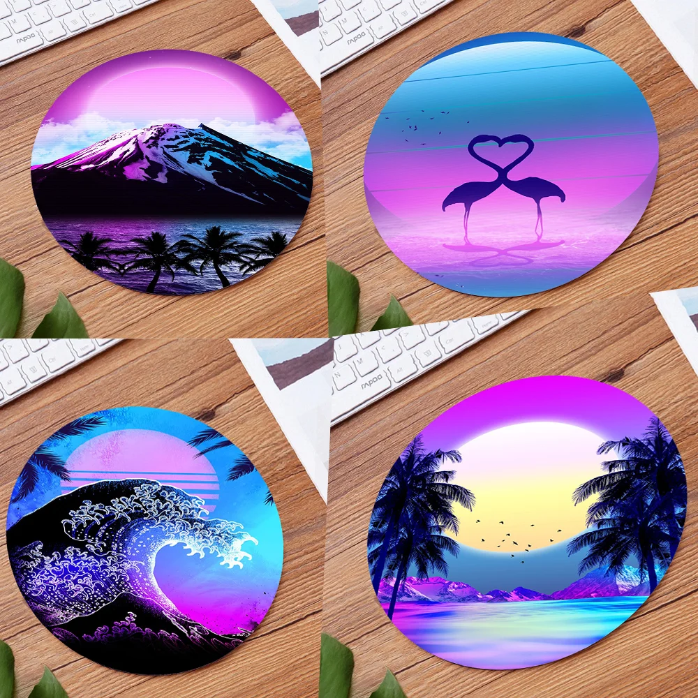 

MRGLZY Handpainted Three-dimensionalPainting Cean Sunrise Mouse Pad Desk Pad Learning Mat Coffee Table Mat Can B CustomizedLarge