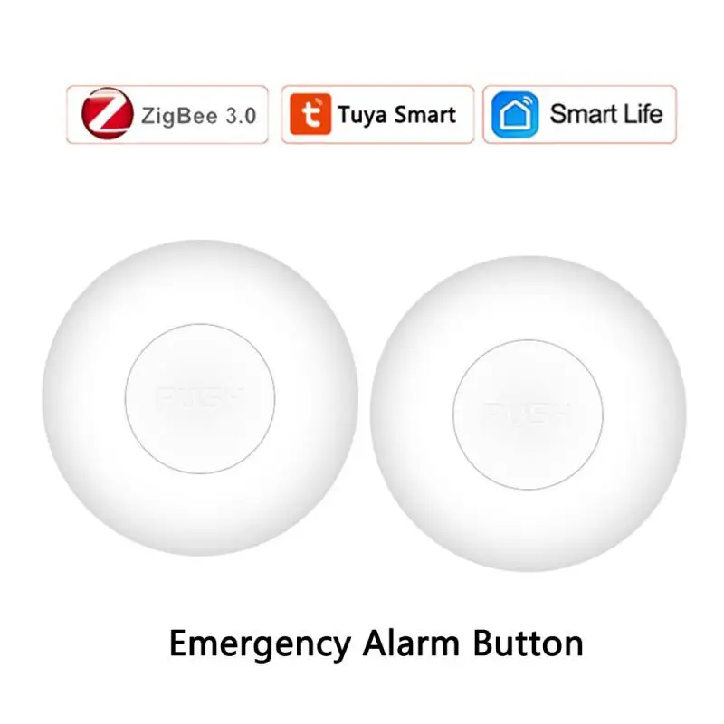 

Tuya Smart Life сигнализация ZigBee кнопку один ключ переключатель сигнала тревоги SOS Аварийная кнопка вызова Сенсор Smart Home Tuya шлюз требуется