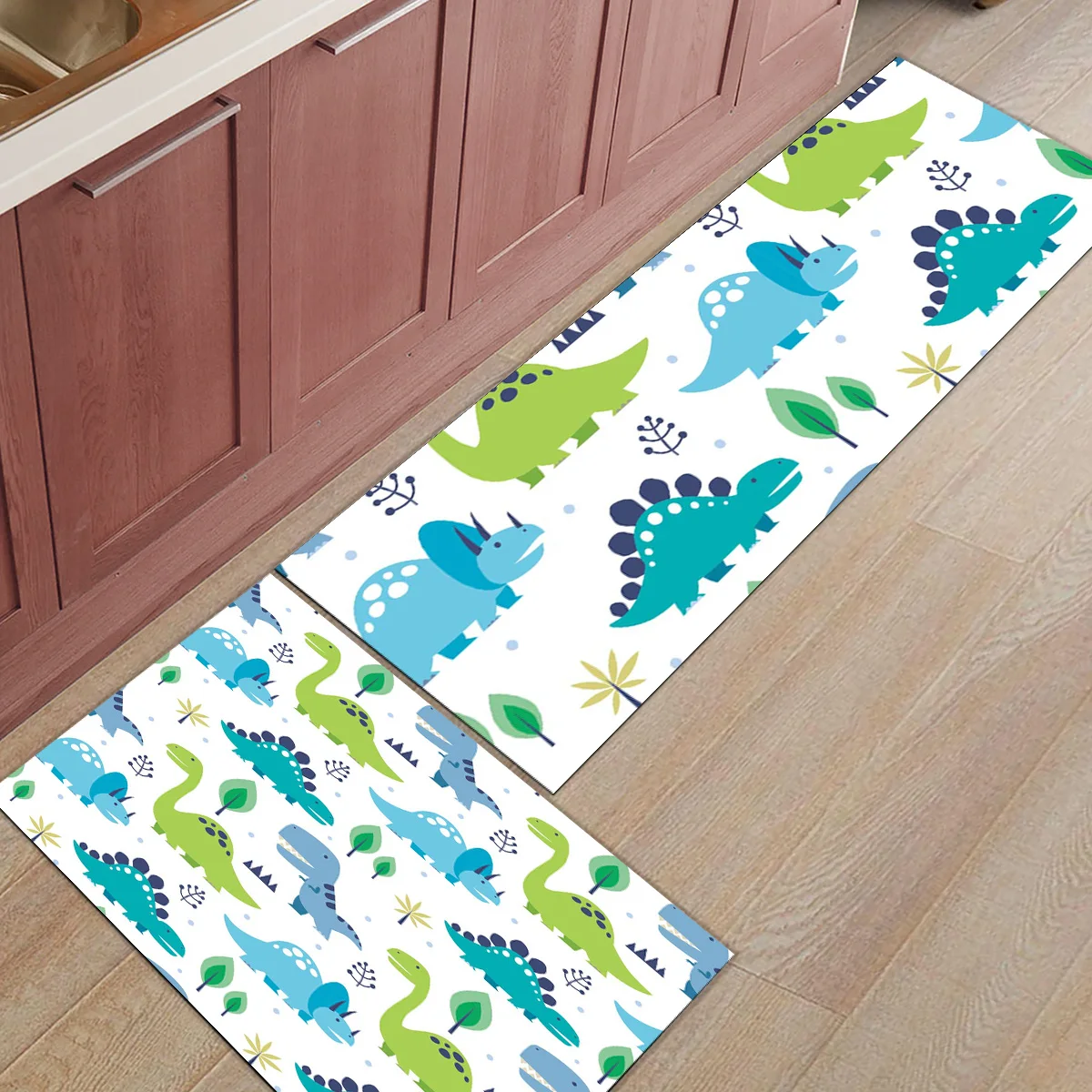 Ковер Cartoon Kawaii Dinosaur Printed Floor Mat Door Mats Lounge Rug Kids Carpet Living Room Bedroom Modern Home Decoration.