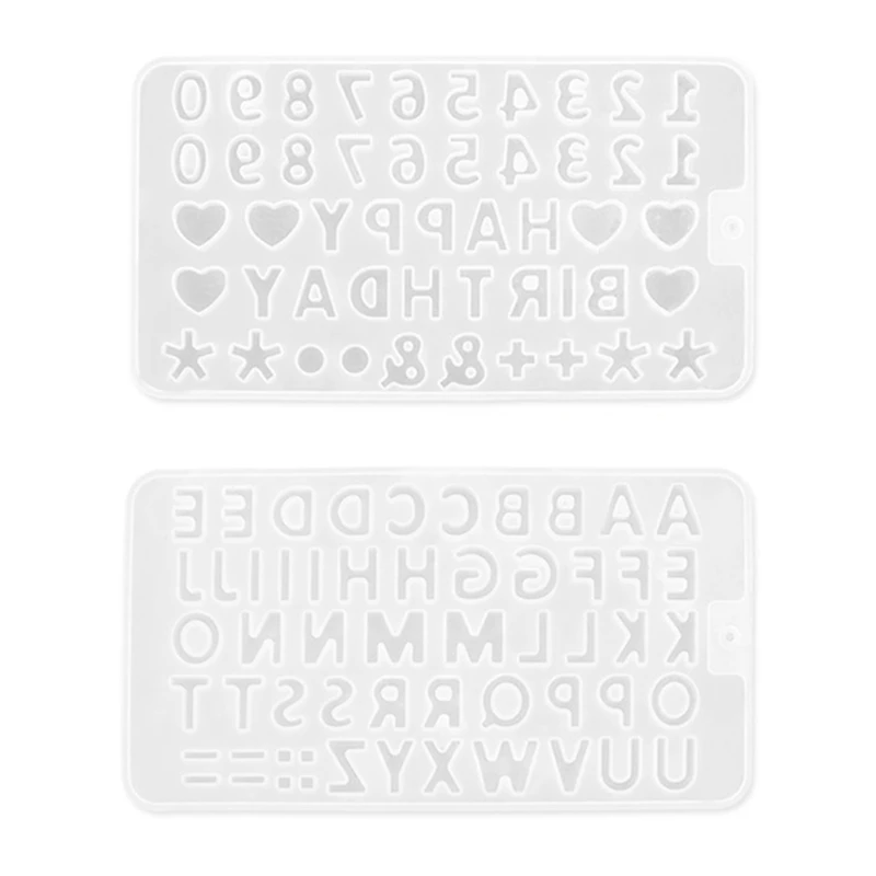 

Crystal Epoxy Resin Mold Alphabet Letters Number Symbol Ornament Silicone Mould 45BC