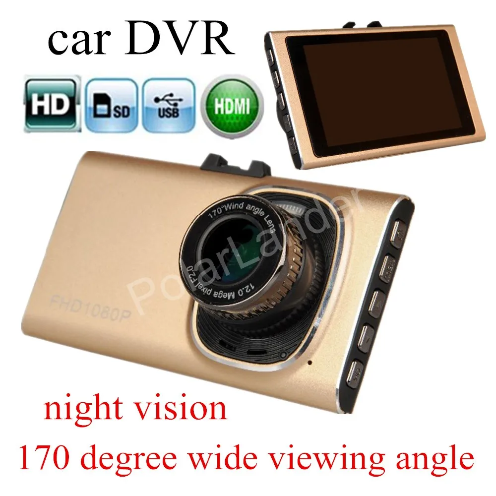 

car styling Full GT900 Car DVR Camera Recorder Night Vision Dash Cam MI 170 degree wide viewing angle 3 inch carcam