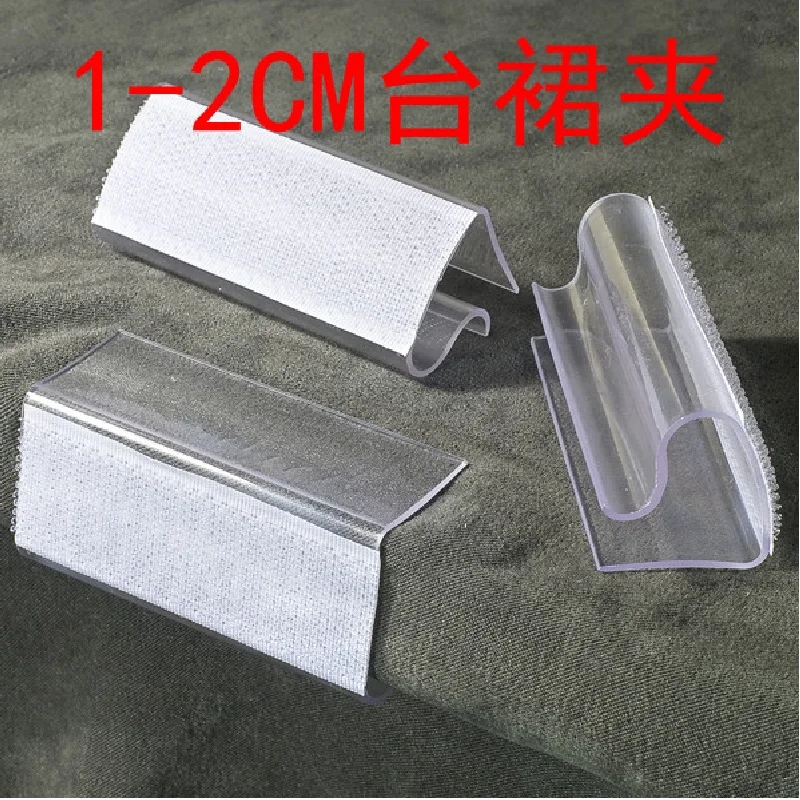 Transparent Plastic Table Skirting Clip Buckle