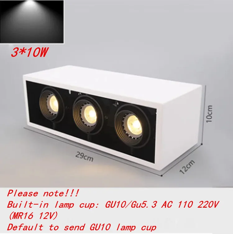 Светодиодные потолочные светильники точечные светодиодные лампы освещение GU10