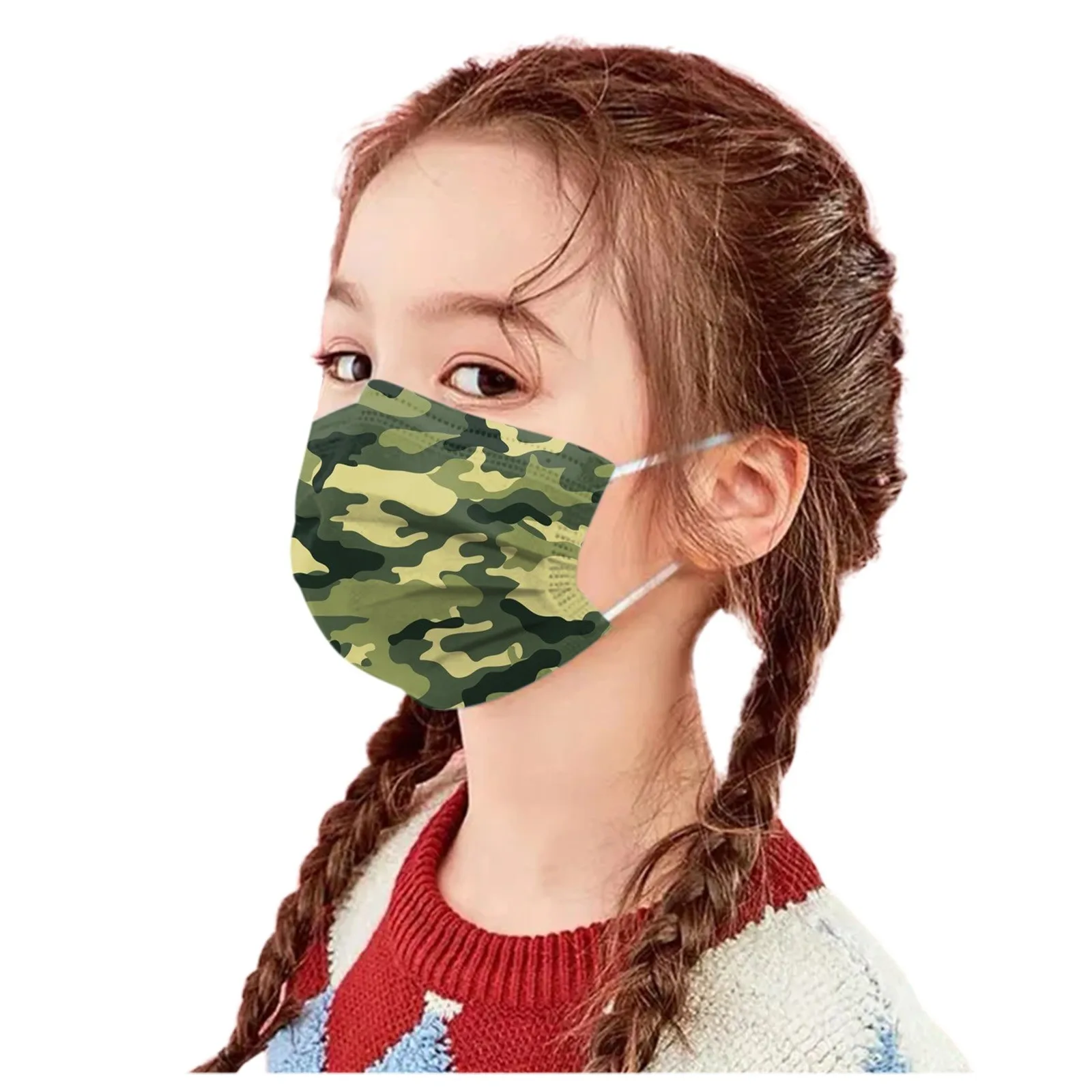 

10 шт., одноразовые детские маски с фильтром Pm25