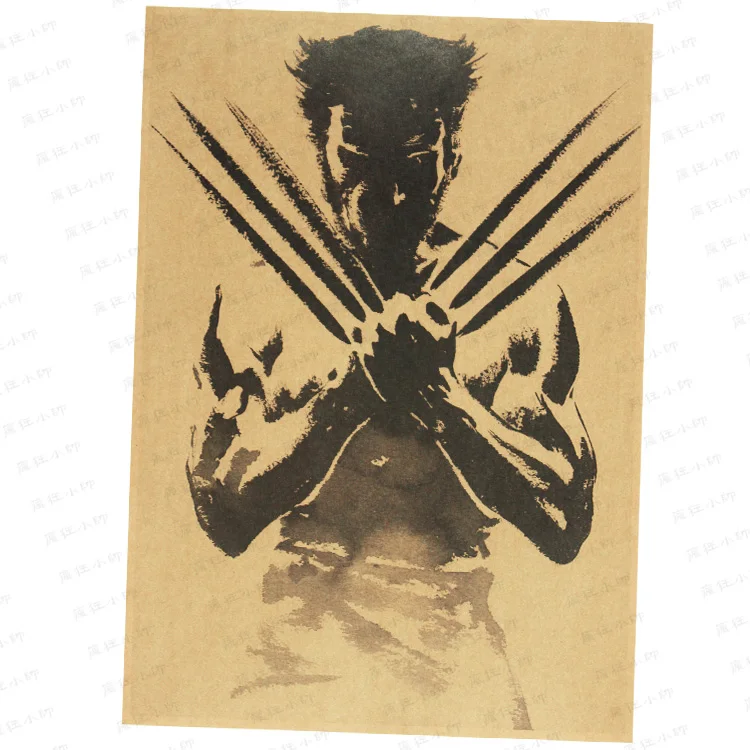 Фильм Wolverine классический ретро-постер The film Pulp 5 | Дом и сад