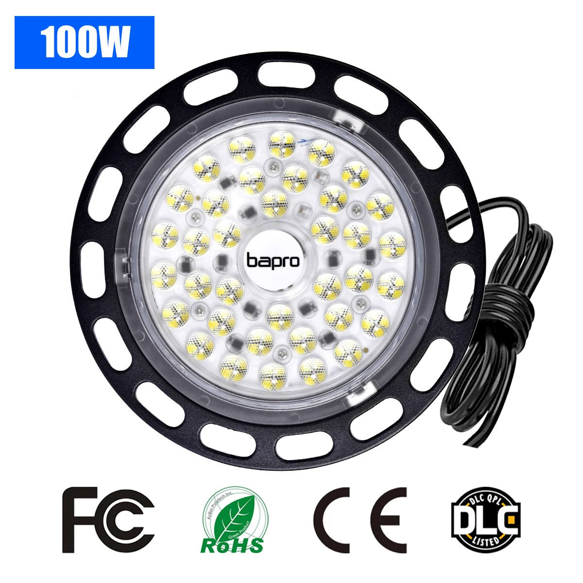 100W UFO Led High Bay освещение 100 Вт 200 Вт 300 Вт Водонепроницаемый IP44 гараж мастерская склад Highbay освещение промышленная Led машина лампа - Цвет: 100W