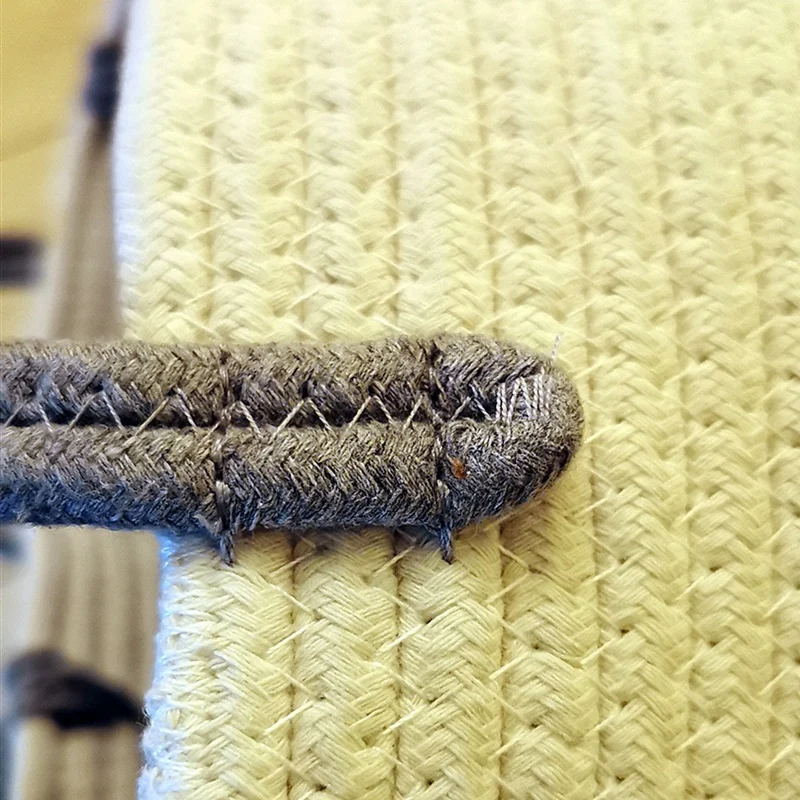 

2 Pcs Cotton Rope Storage Baskets Handmade Woven Laundry Basket Storage Bins, A & B