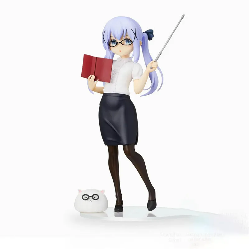 

Это заказ кролика Фигурка из аниме Kaf Chino, экшн-фигурка, игрушки, модель, кукла учителя, украшения из ПВХ, наружная кукла, подарки, модели, игру...