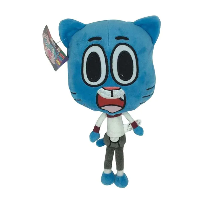 3 шт./лот 25 см мультяшный удивительный мир Gumball Darwin Anais плюшевые игрушки кукла