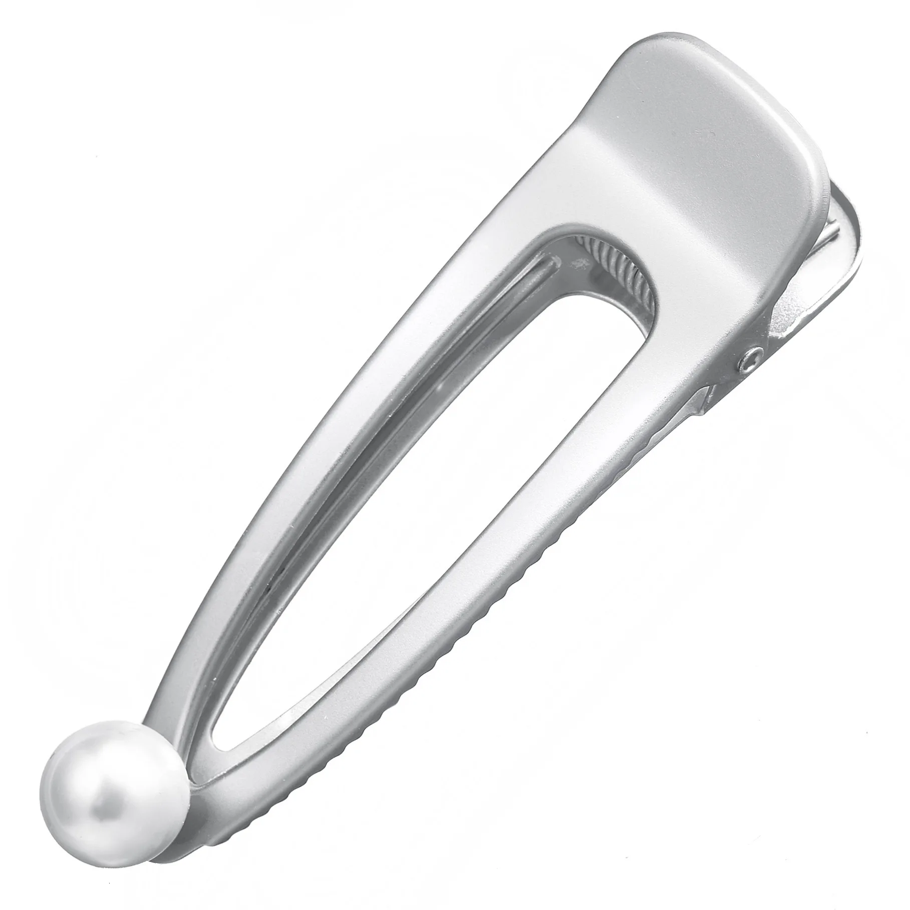 silver GDR13 01 WKOUD EAM новые модные трендовые Заколки для женщин, однотонные геометрические заколки для волос со смайликом, женские повседневные аксессуары для волос A193 - Цвет: silver GDR13 01