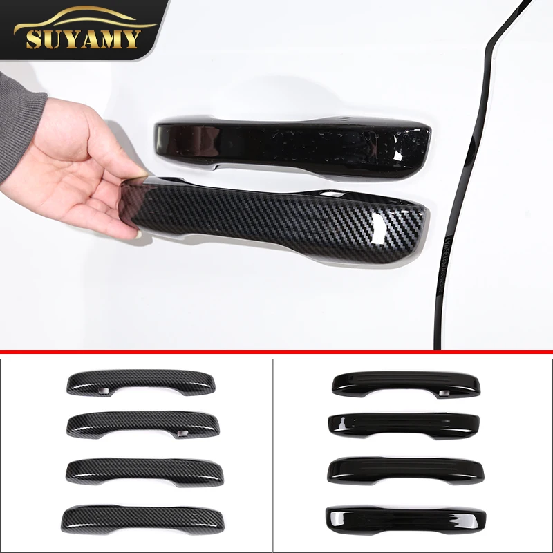 

For Honda Civic 11th Gen 2022 ABS Carbon Fiber Car Outer Door Handle Cover Door Bowl Protection Covers Sticker Auto Accessories