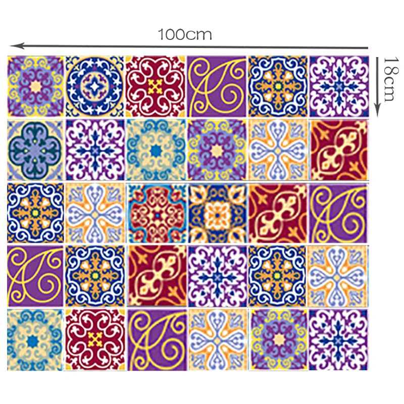 6 шт. водонепроницаемые и маслостойкие наклейки на пол|Наклейки стену| |