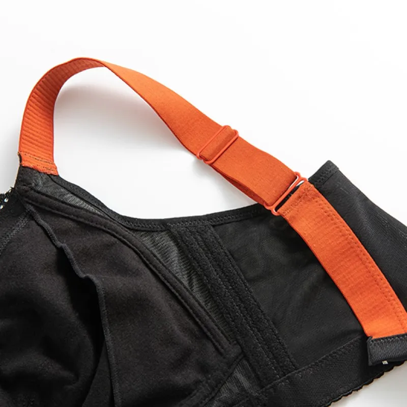 

Lady Sexy Black Underwear Plus Size Bras for Big Busted Women Minimizing Wirefree Bra 32I 32J 34J 36J 38J 40J 42J 44J 46J