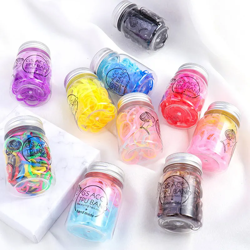 Резинка для волос детская ярких цветов 120 шт./коробка |