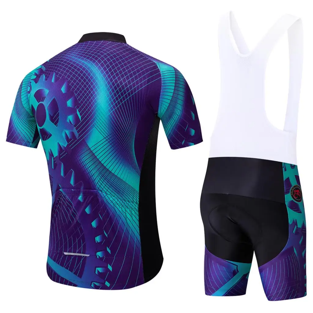 Велосипедная майка от компании teleyi набор велошорт Ropa Ciclismo мужские летние быстросохнущие Pro велосипедный майон Hombre Roupa брюки одежда