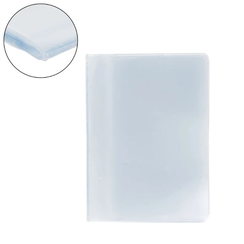 

CPDD Plastic PVC Clear Pouch Name ID Credit Card Holder Case Organizer Keeper Pocket