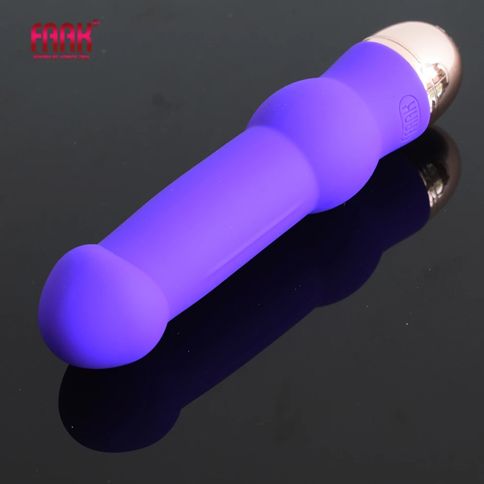 

FAAK Silicone Dildo Vibrator Av Vibrator Erotic G Spot Wand Anal Vibration Women Sex Toy Lesbian Masturbator knotted anal plug