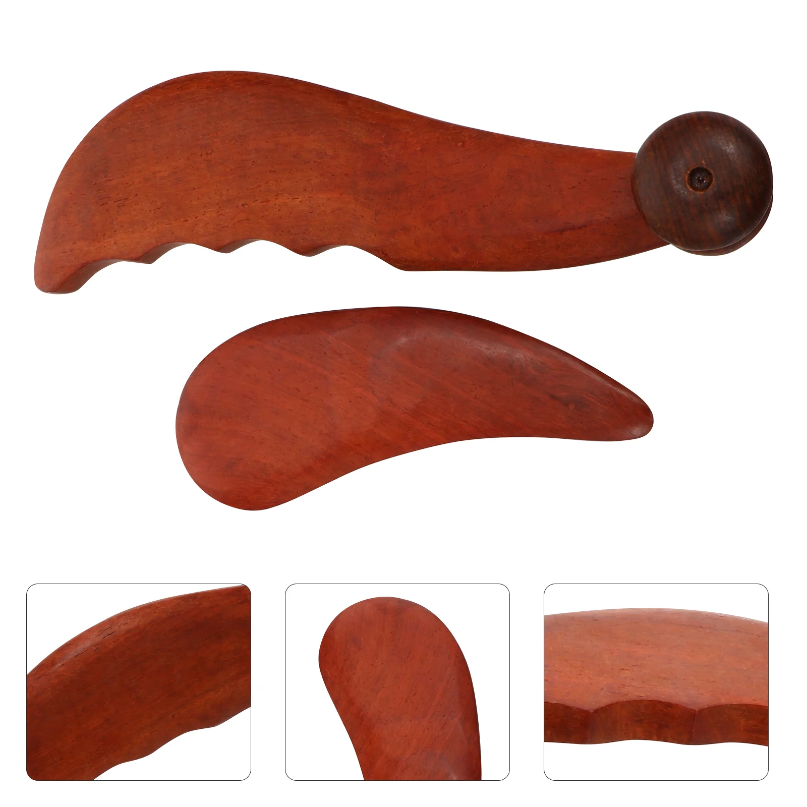 

2 Pcs Wooden Scraping Tools Scraping Board Facial Care Scraping Plates (Assorted Color)