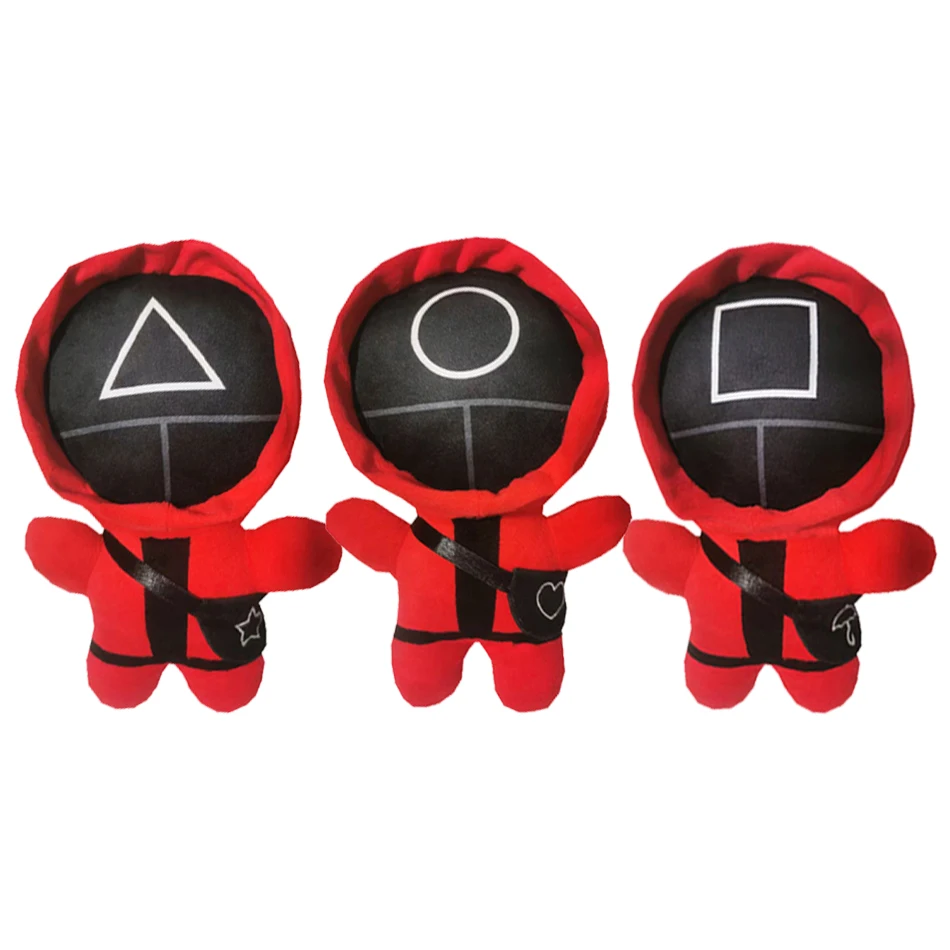 

Фигурка из игры «кальмар», украшения для кукол, коллекция кукол ручной работы, декоративная модель, игра для домашнего декора, детский подар...