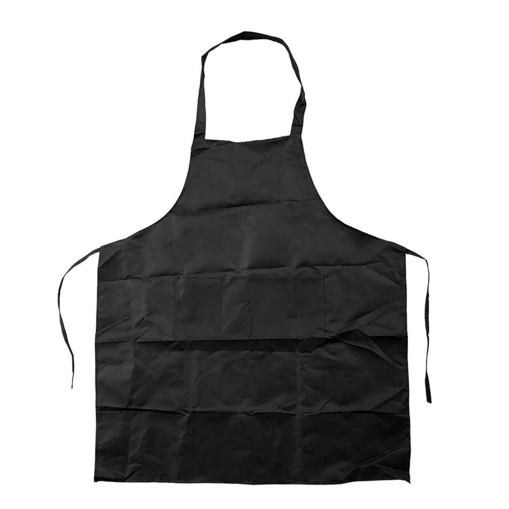 

Kitchen Apron Adjustable Plain Apron with Front Pocket Cooking Pinafores Butcher Waiter Chefs Kitchen Cooking Craft